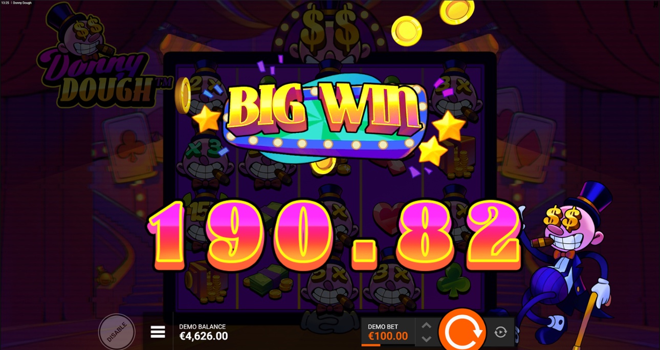 Donny Dough - Big win