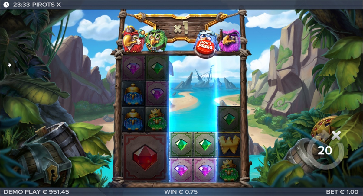 Pirots X game features