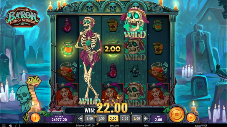 Baron Lord of Saturday - Expanding Wild win