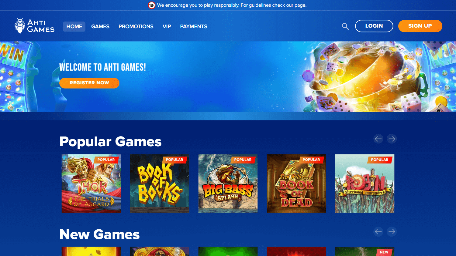 ahti_games_casino_homepage_desktop