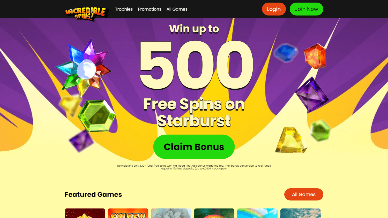 incredible_spins_casino_homepage_desktop