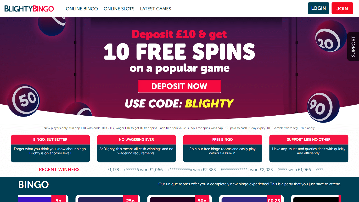 blighty_bingo_casino_homepage_desktop