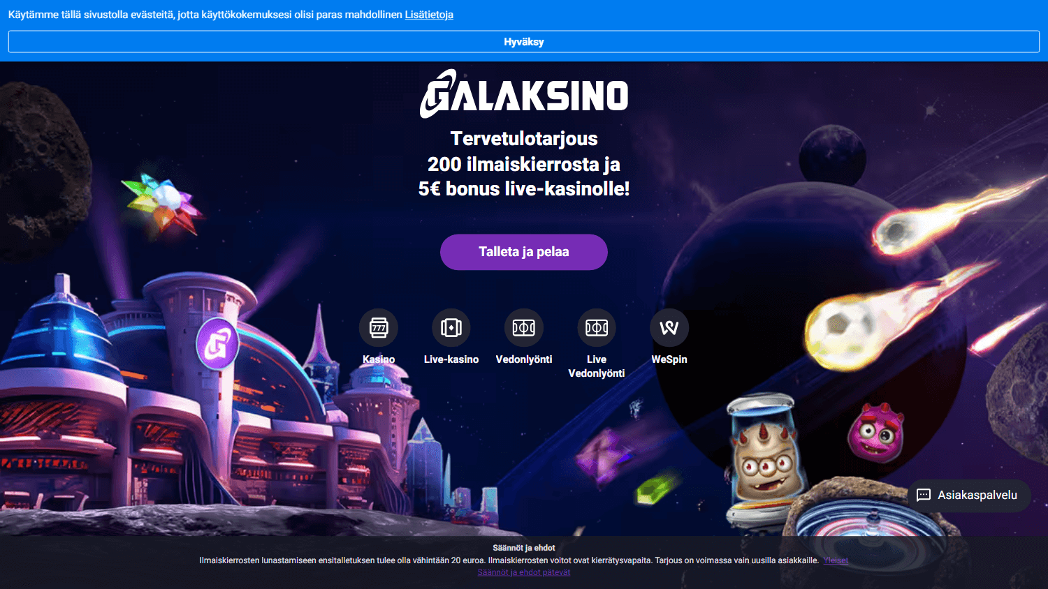 galaksino_casino_homepage_desktop