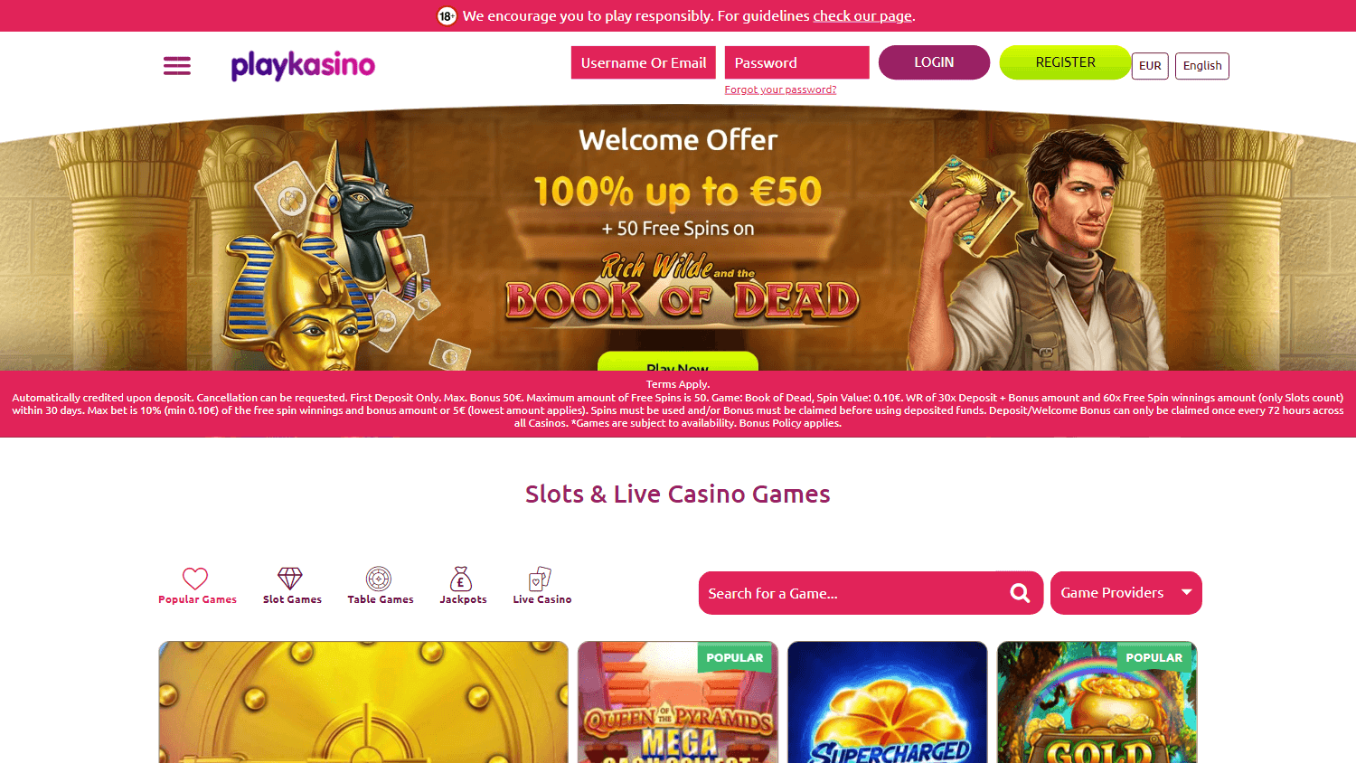 playkasino_casino_homepage_desktop