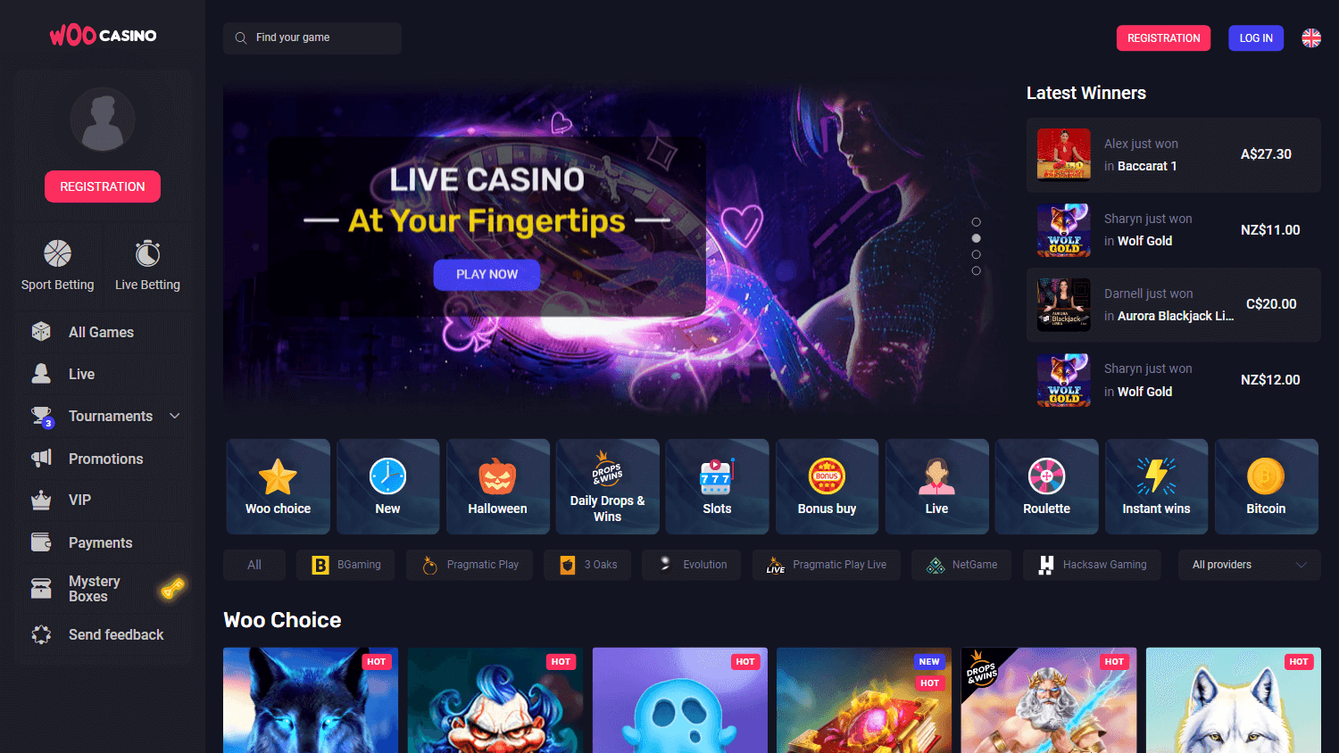 woocasino_homepage_desktop