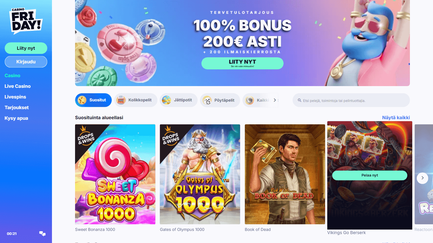 casinofriday_homepage_desktop