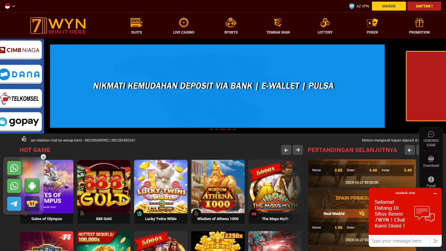 7wyn_casino_homepage_desktop