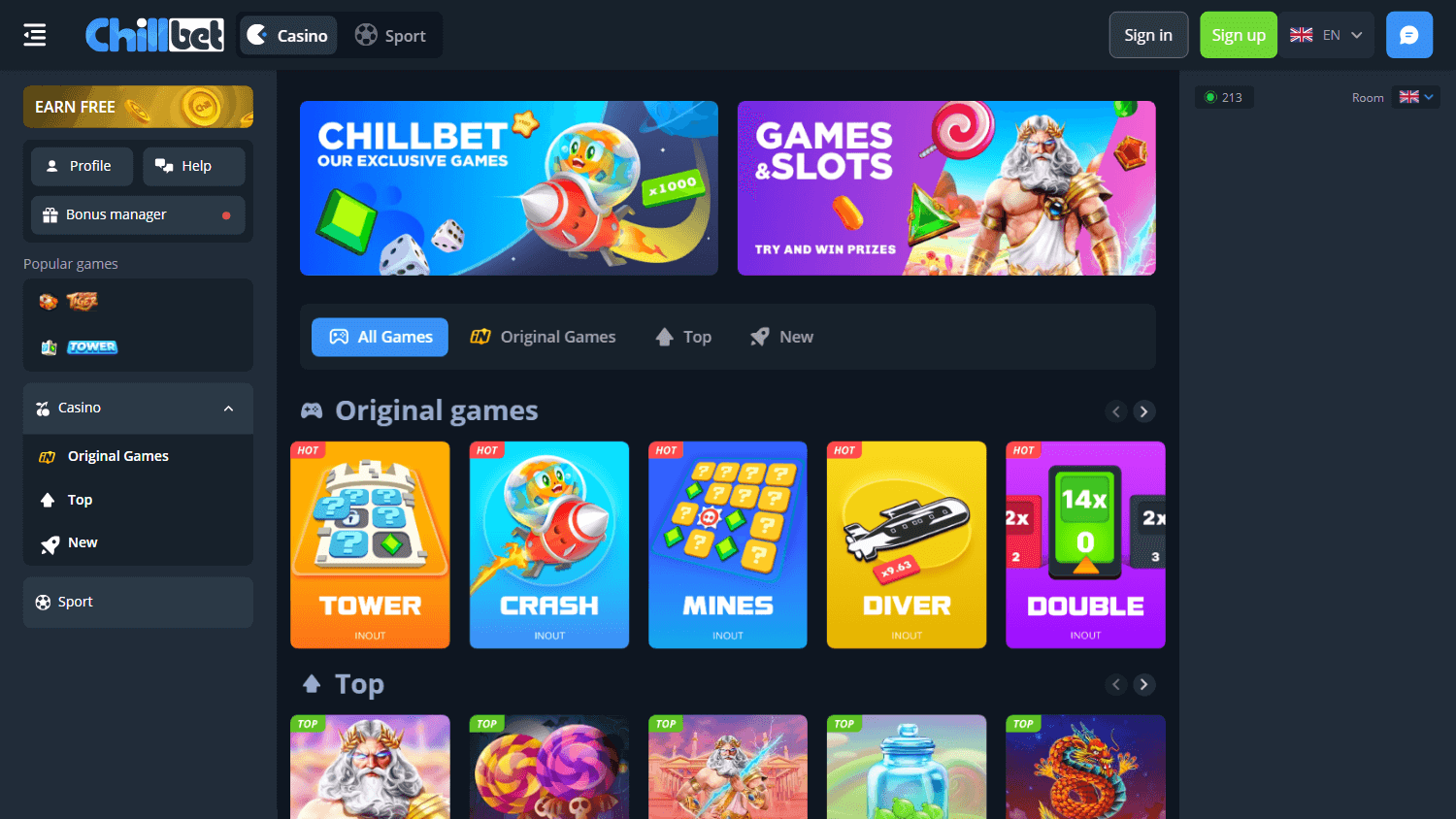 chillbet_casino_homepage_desktop