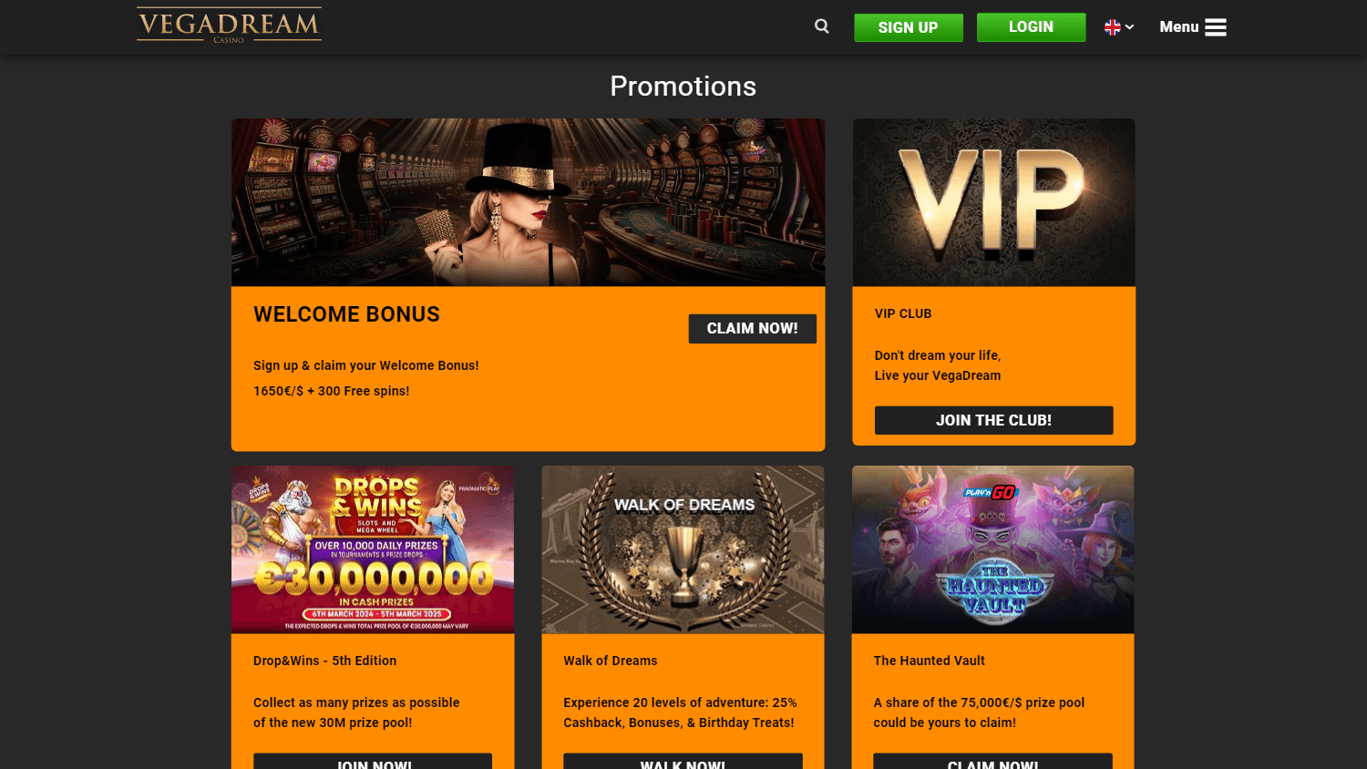 vegadream_casino_promotions_desktop