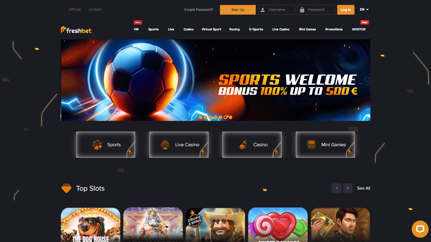 freshbet_casino_homepage_desktop