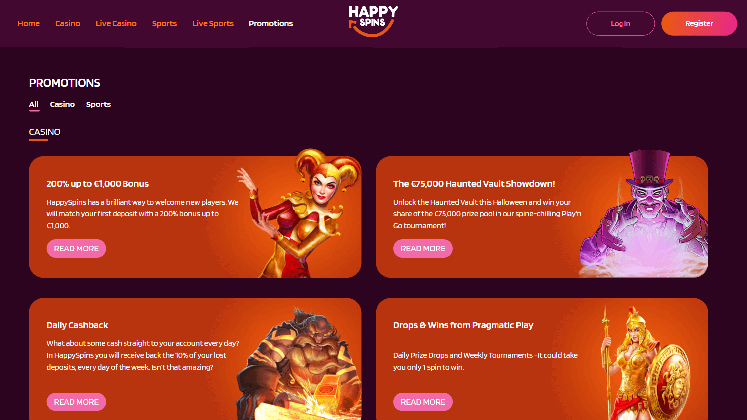 happyspins_casino_promotions_desktop