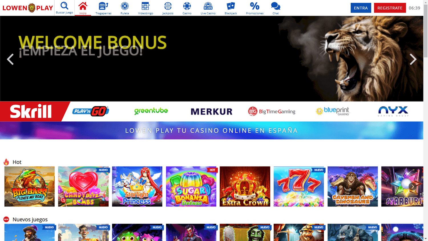 lowen_play_casino_es_homepage_desktop