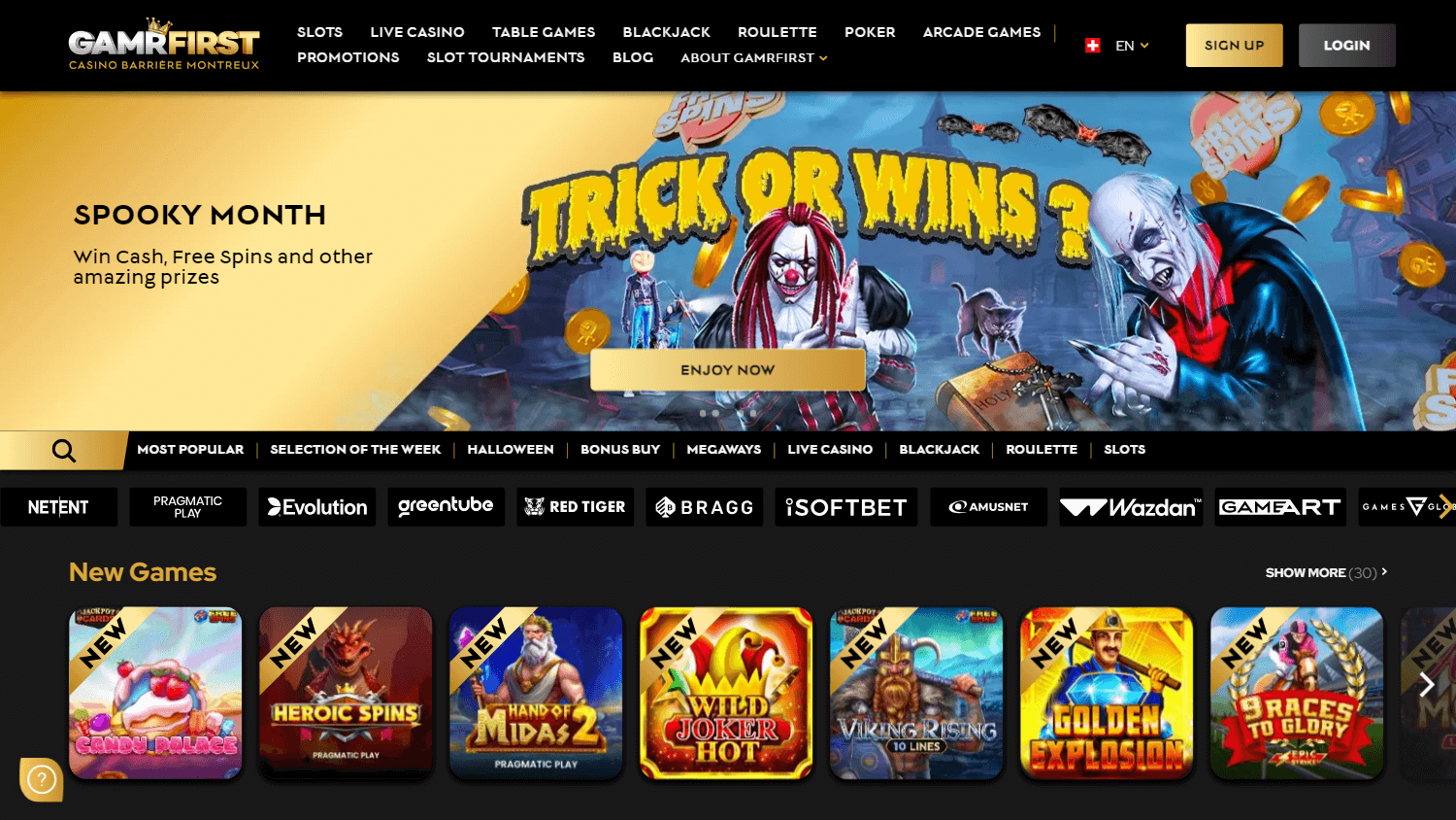 gamrfirst_casino_homepage_desktop