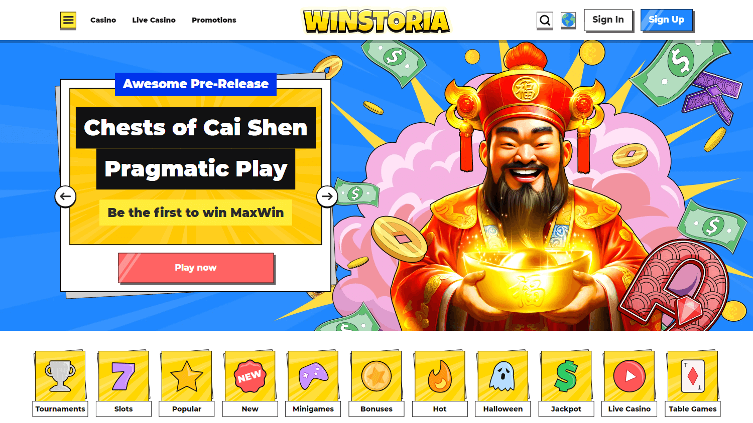 winstoria_casino_homepage_desktop