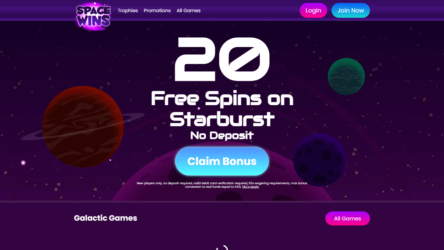 space_wins_casino_ie_homepage_desktop