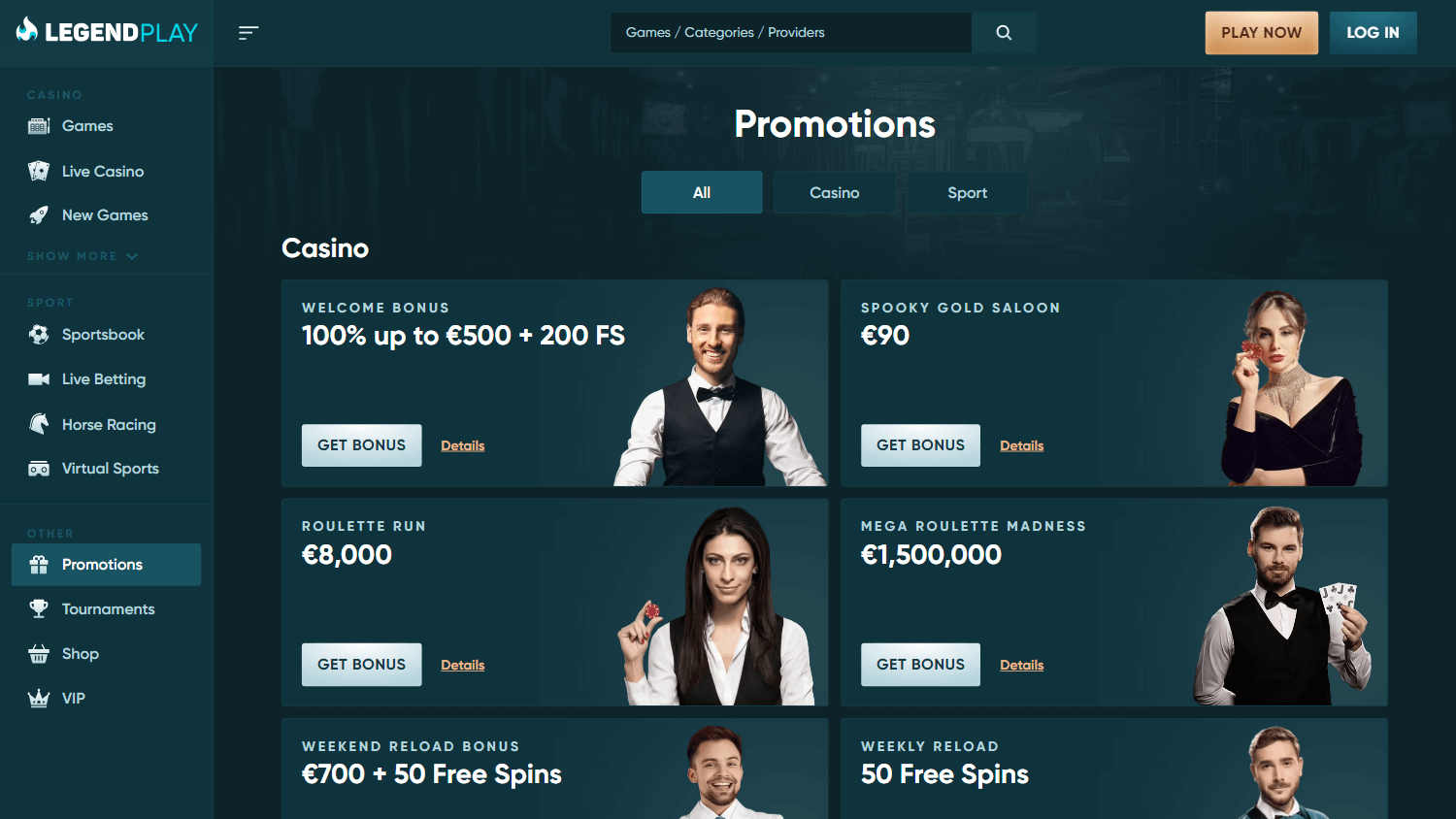 legendplay_casino_promotions_desktop