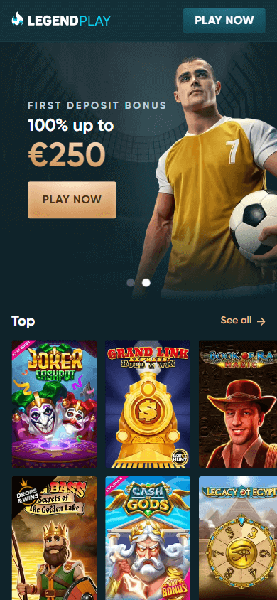 legendplay_casino_homepage_mobile