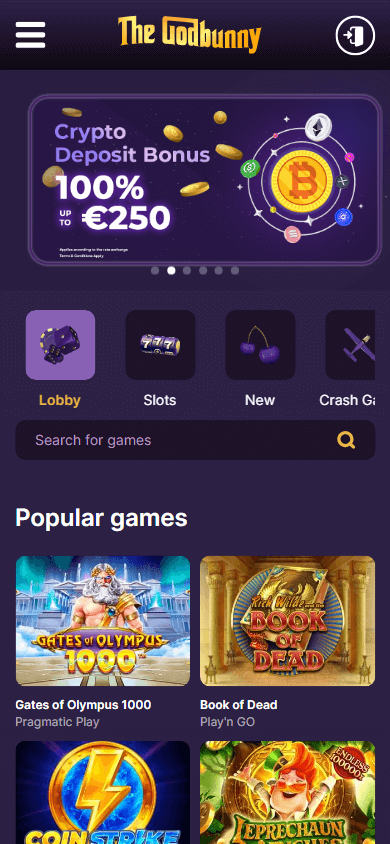 godbunny_casino_homepage_mobile