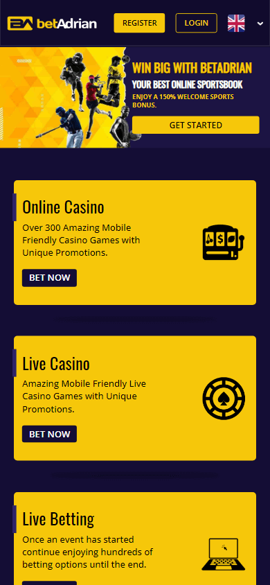 betadrian_casino_homepage_mobile