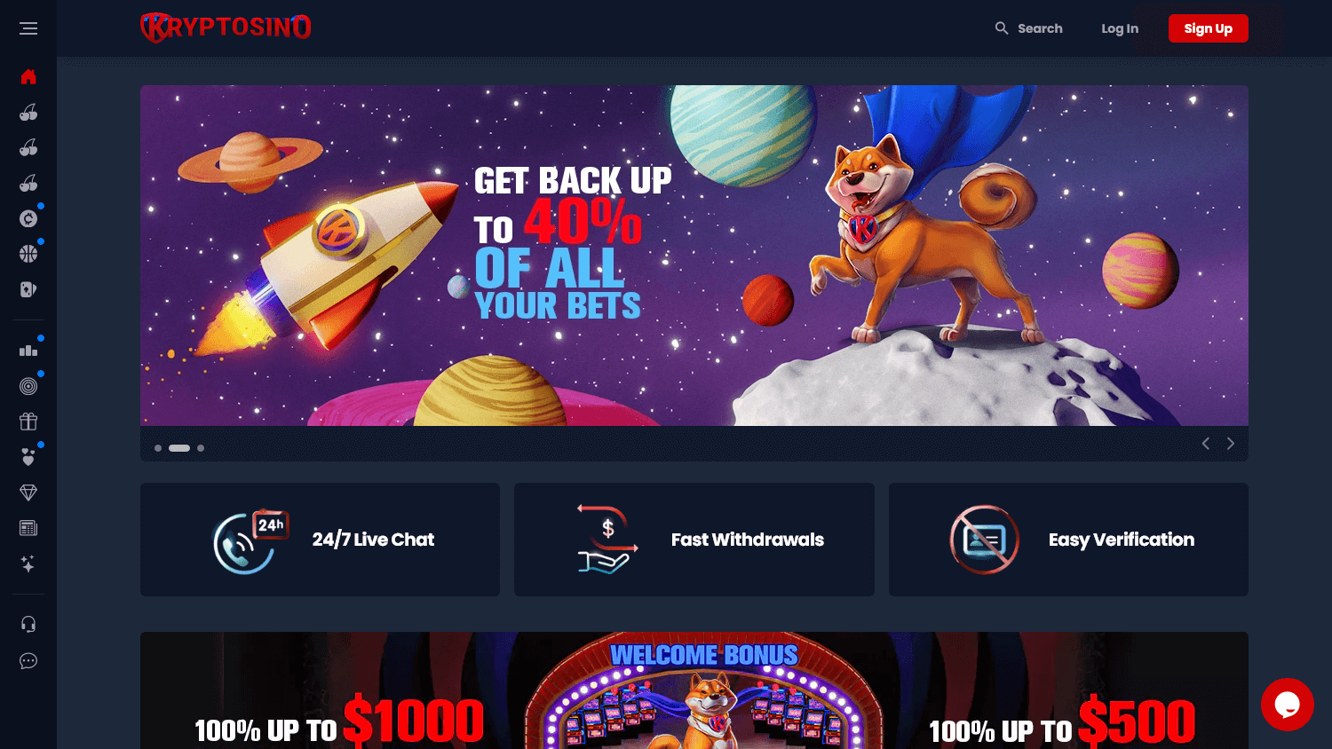 kryptosino_casino_homepage_desktop