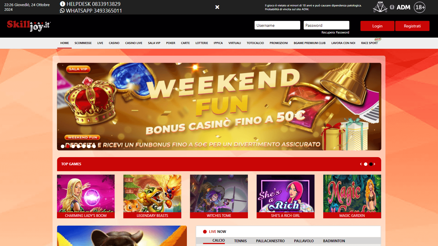 skilljoy_casino_homepage_desktop