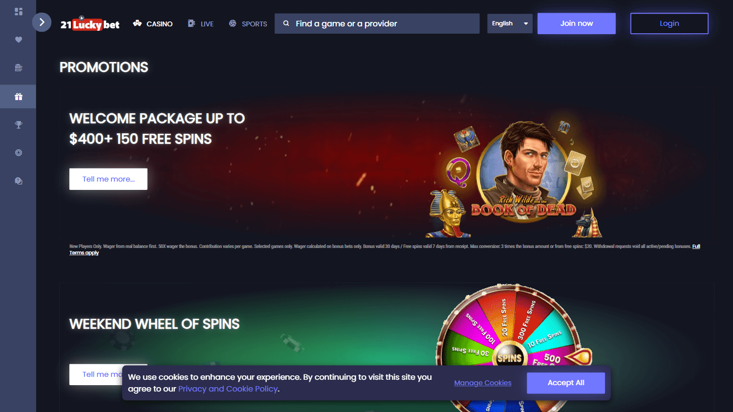 21luckybet_casino_promotions_desktop