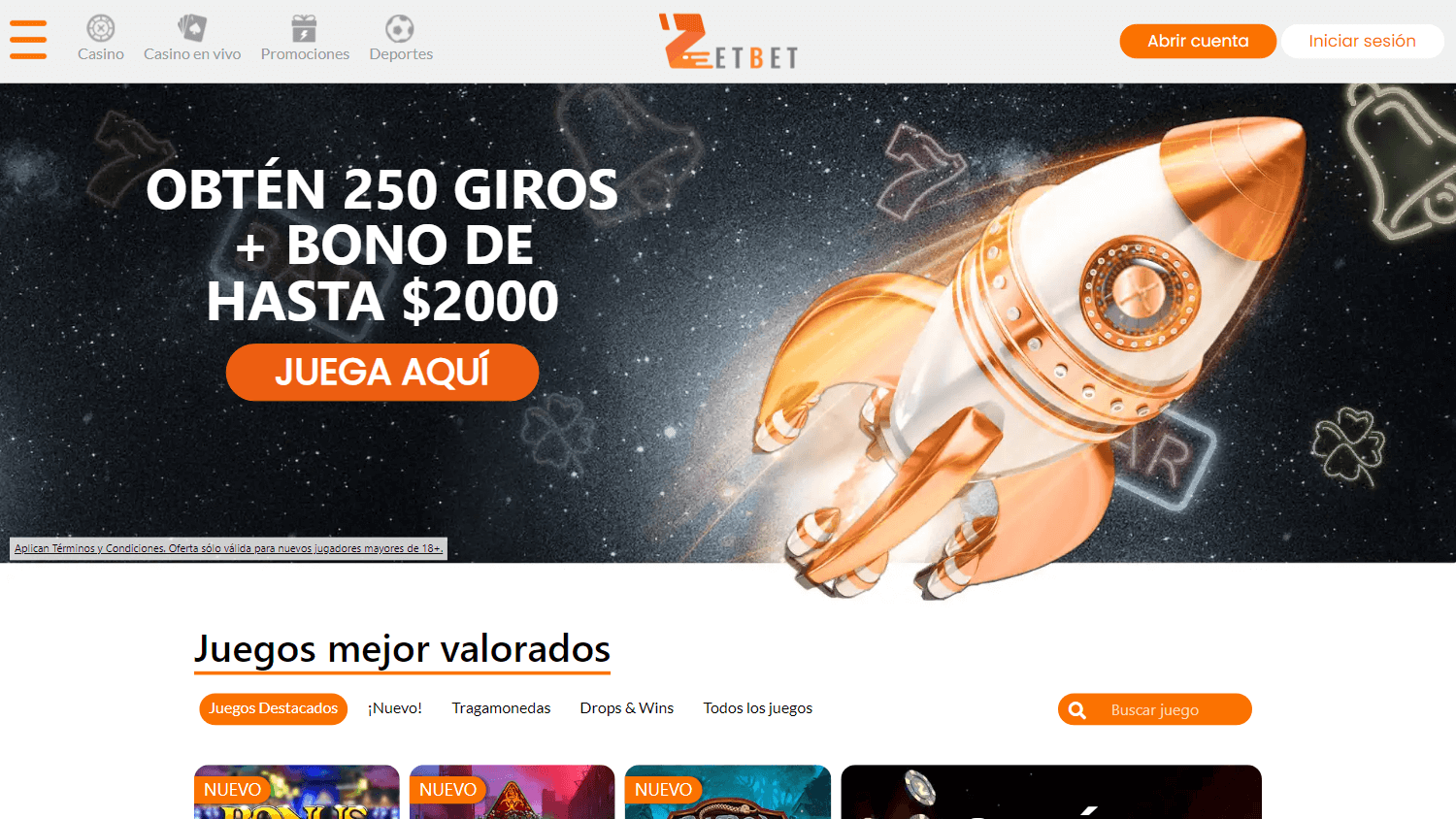 zetbet_casino_homepage_desktop