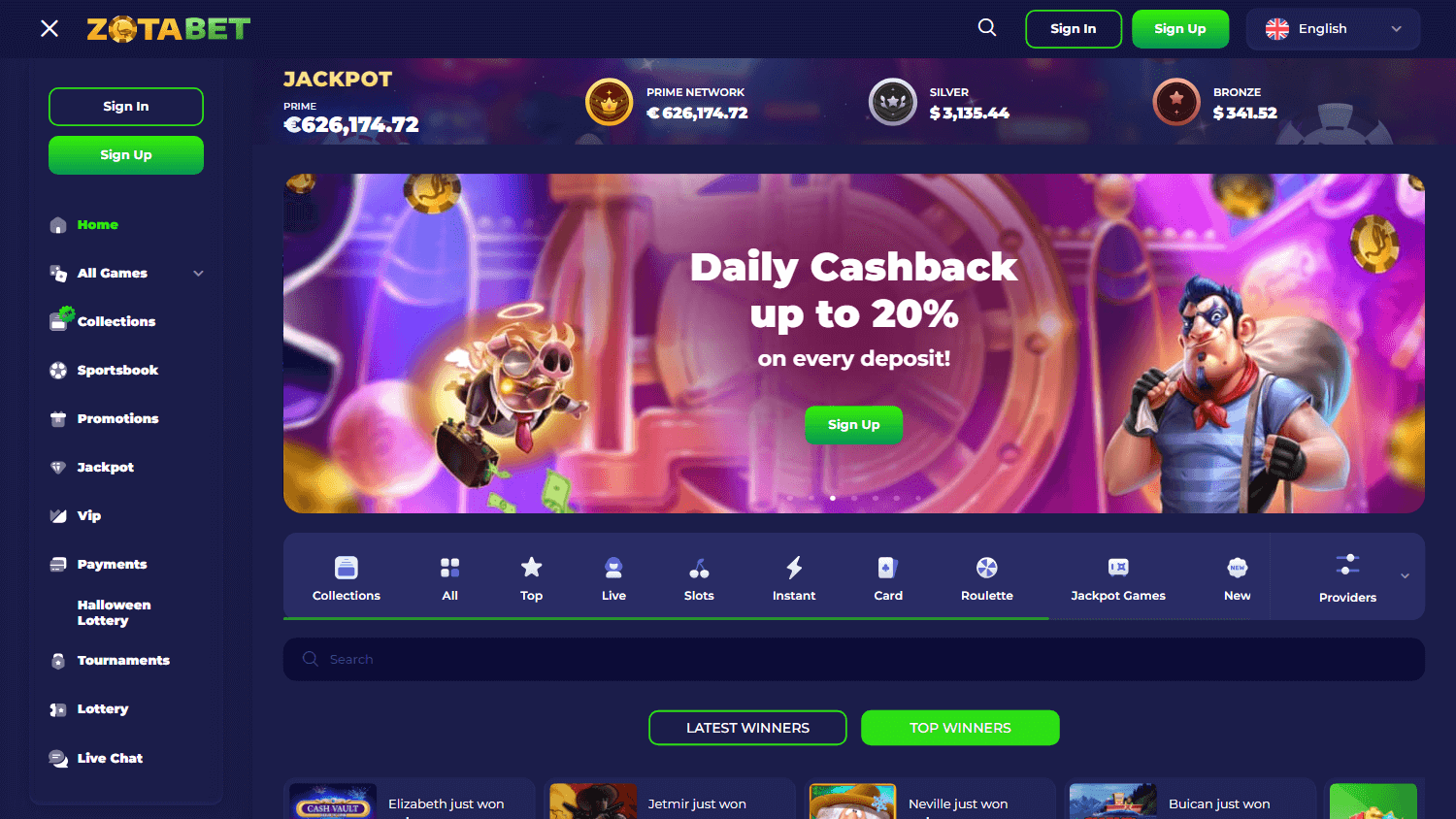 zotabet_casino_homepage_desktop