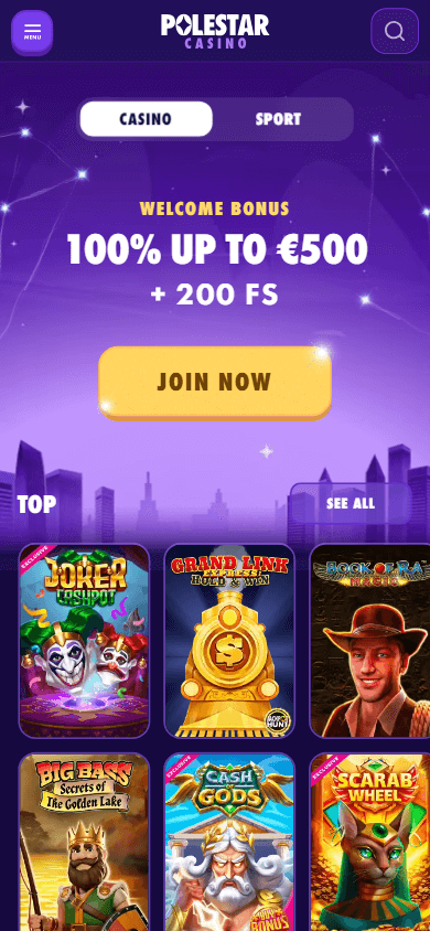 polestar_casino_homepage_mobile