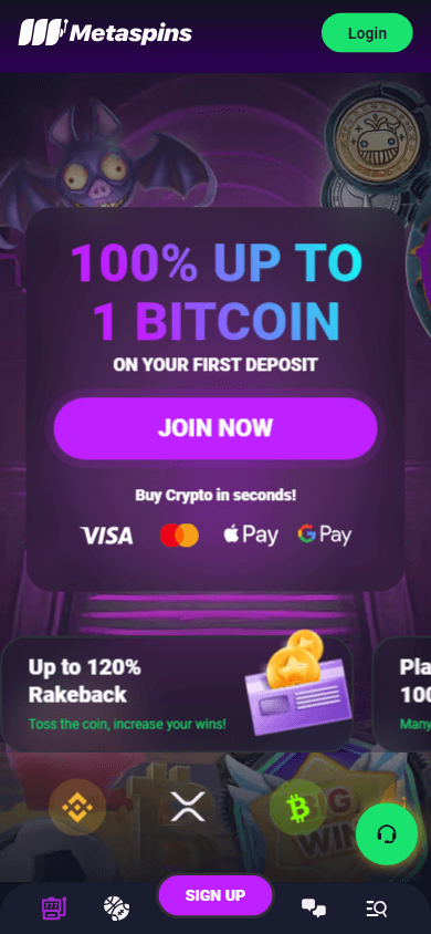 metaspins_casino_homepage_mobile