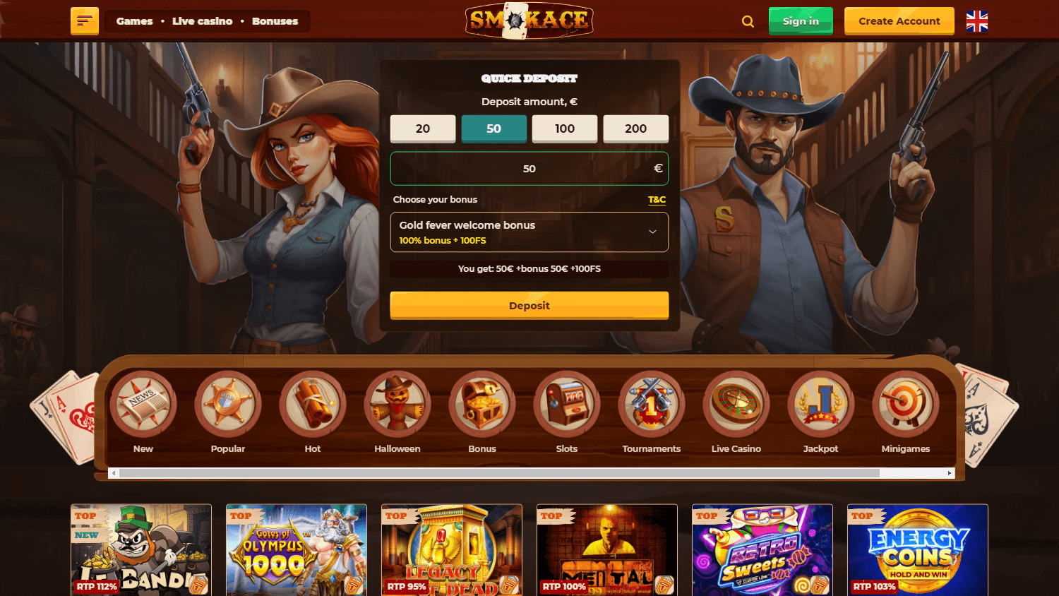 smokace_casino_homepage_desktop