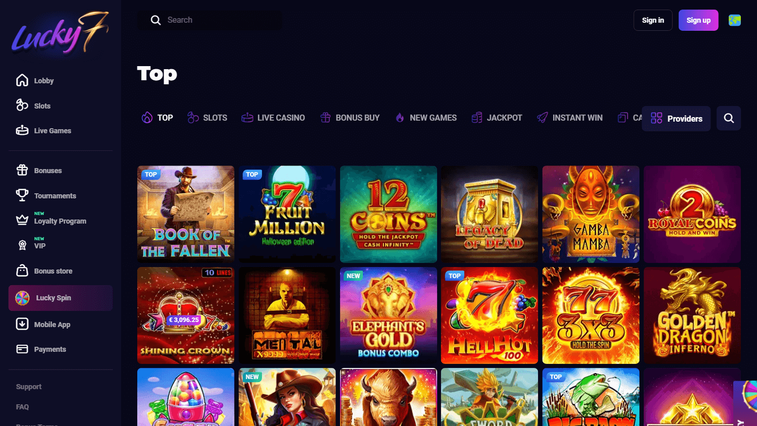 lucky7even_casino_game_gallery_desktop