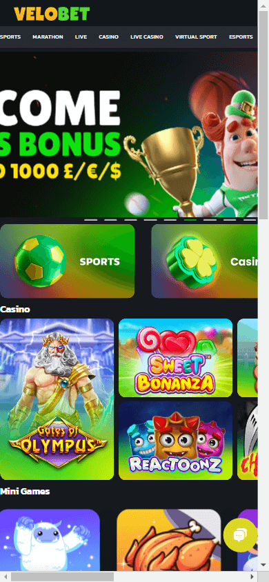 velobet_casino_homepage_mobile