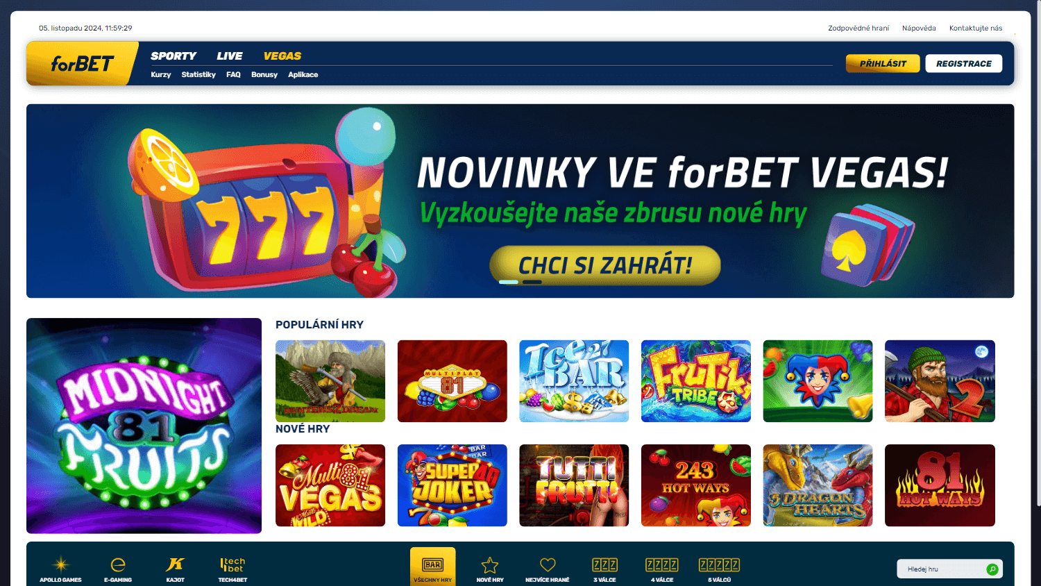 forbet_casino_cz_homepage_desktop