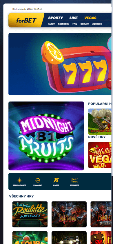 forbet_casino_cz_homepage_mobile