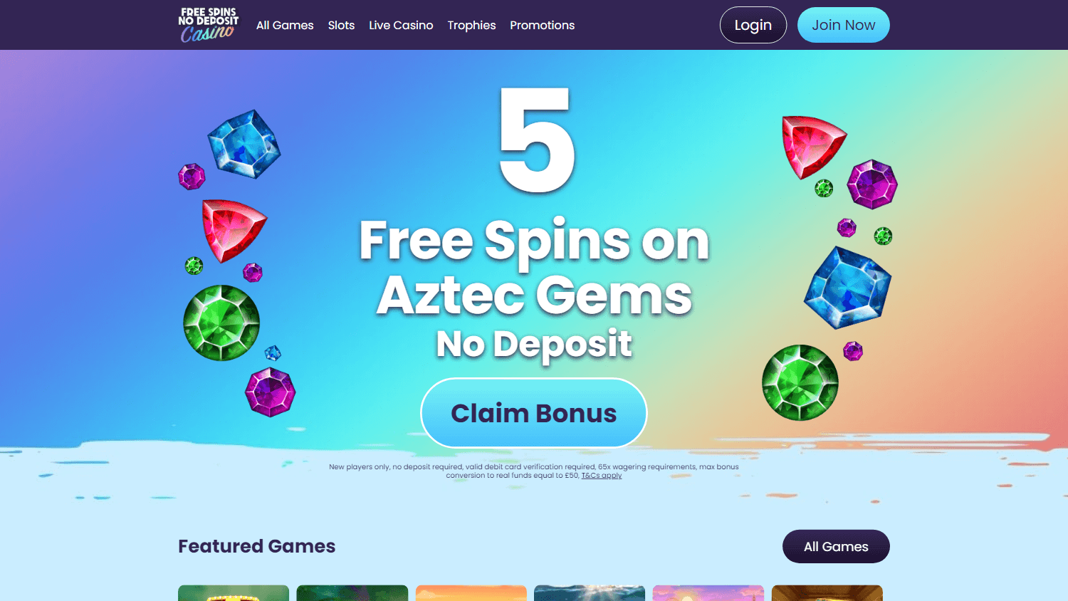 free_spins_no_deposit_casino_homepage_desktop