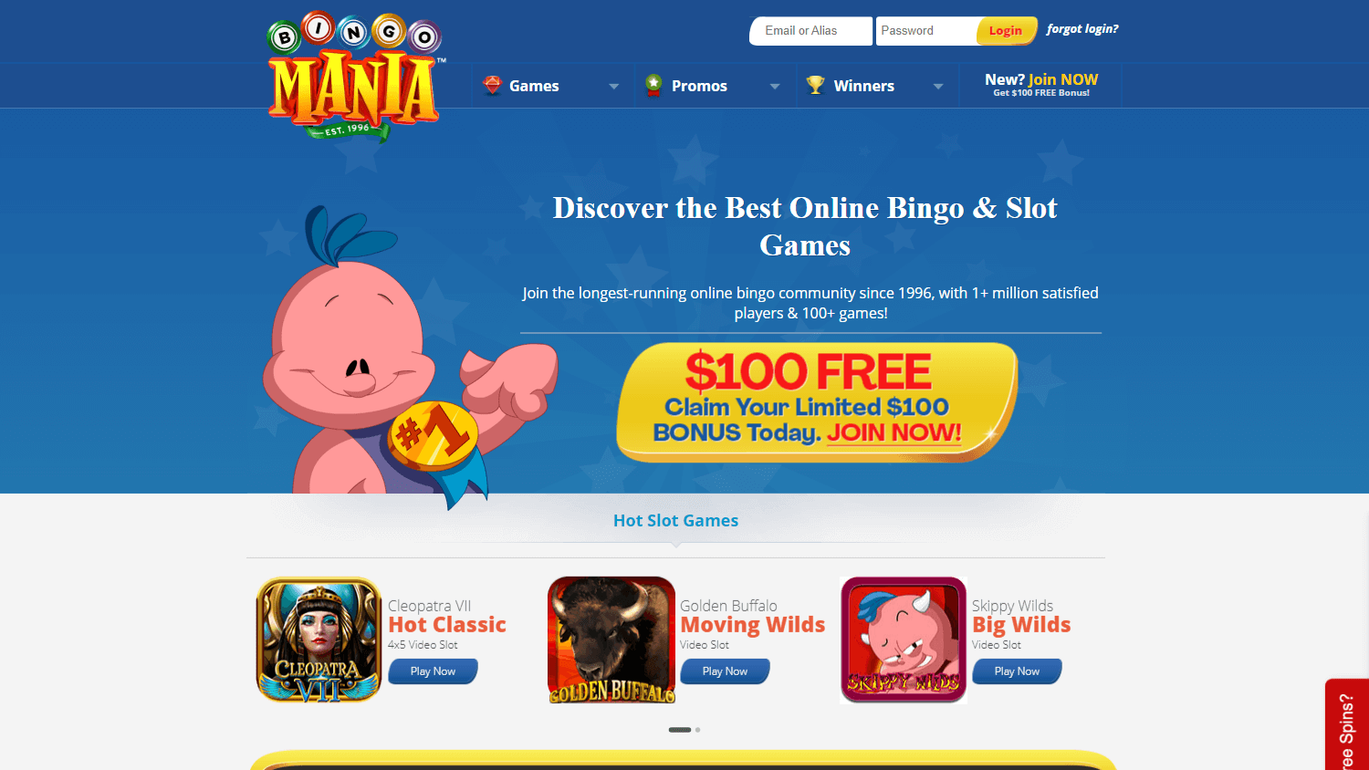 bingomania_casino_homepage_desktop