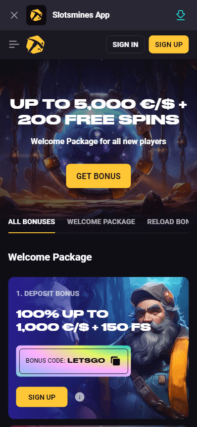 slotsmines_casino_promotions_mobile