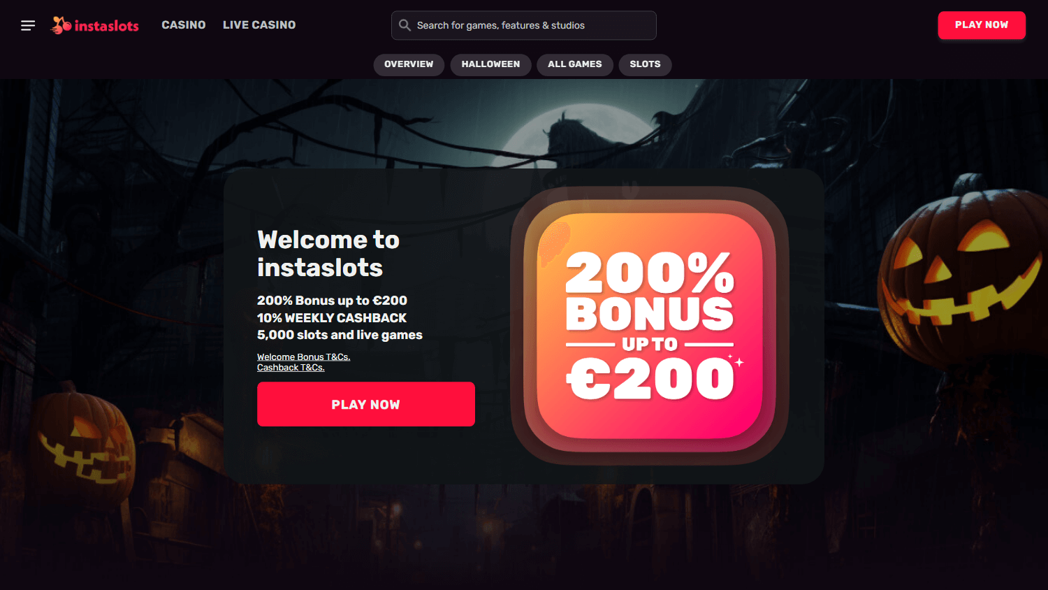 instaslots_casino_homepage_desktop