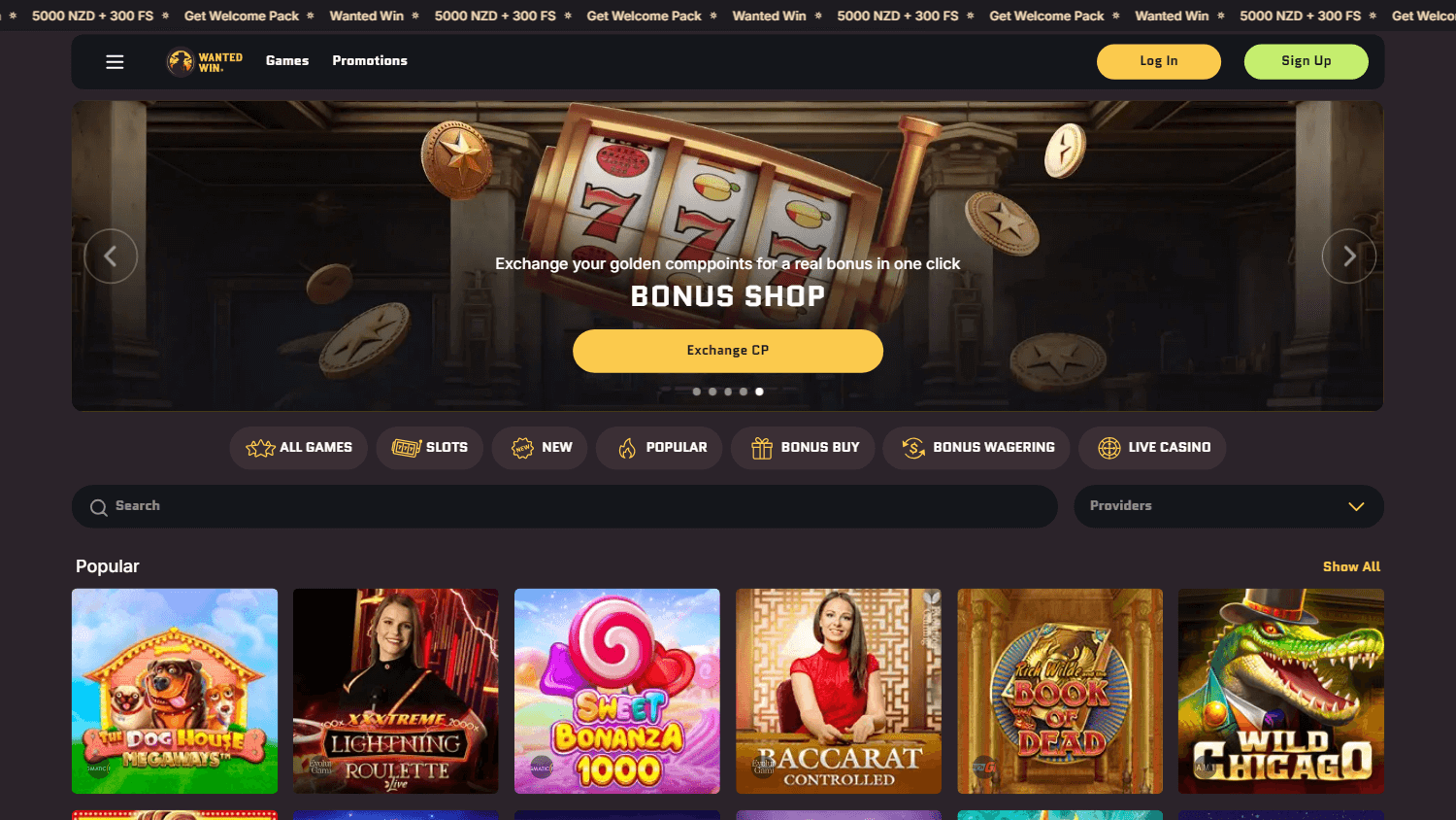 wanted_win_casino_homepage_desktop