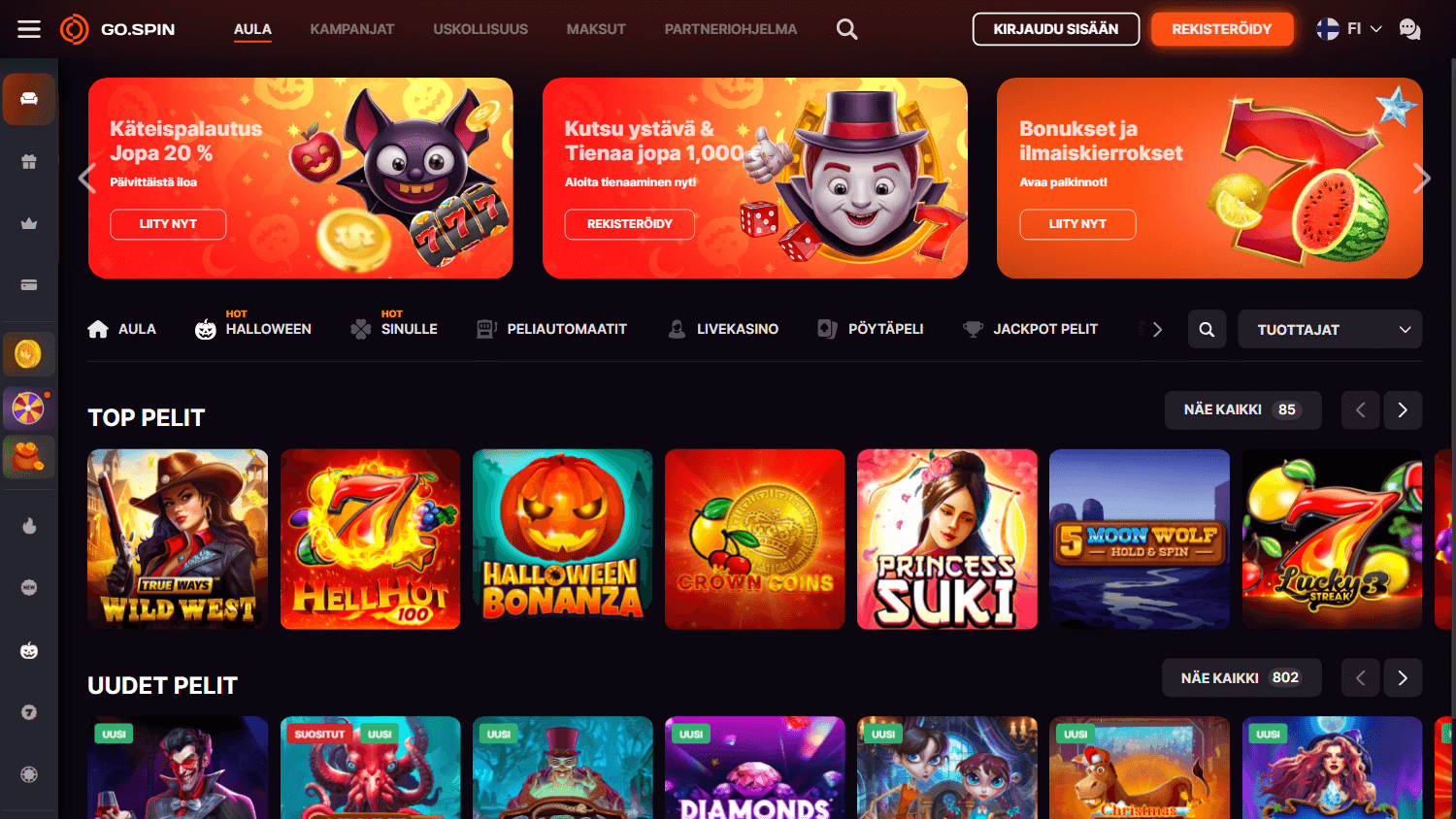 gospin_casino_homepage_desktop