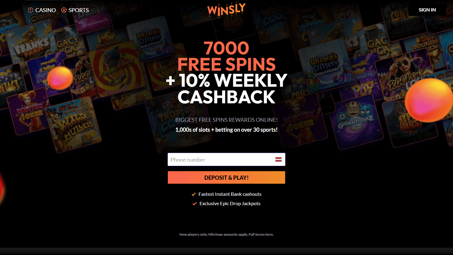 winsly_casino_homepage_desktop