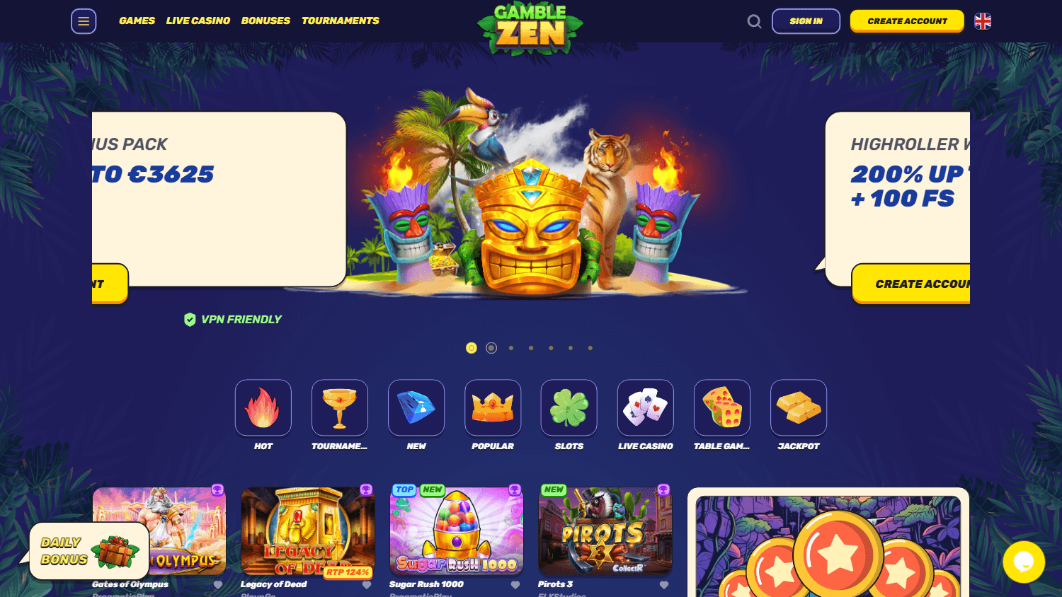 gamblezen_casino_homepage_desktop