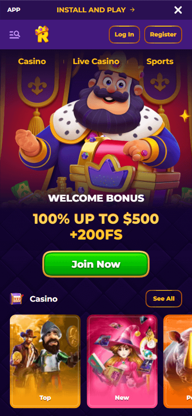 royalgame_casino_homepage_mobile