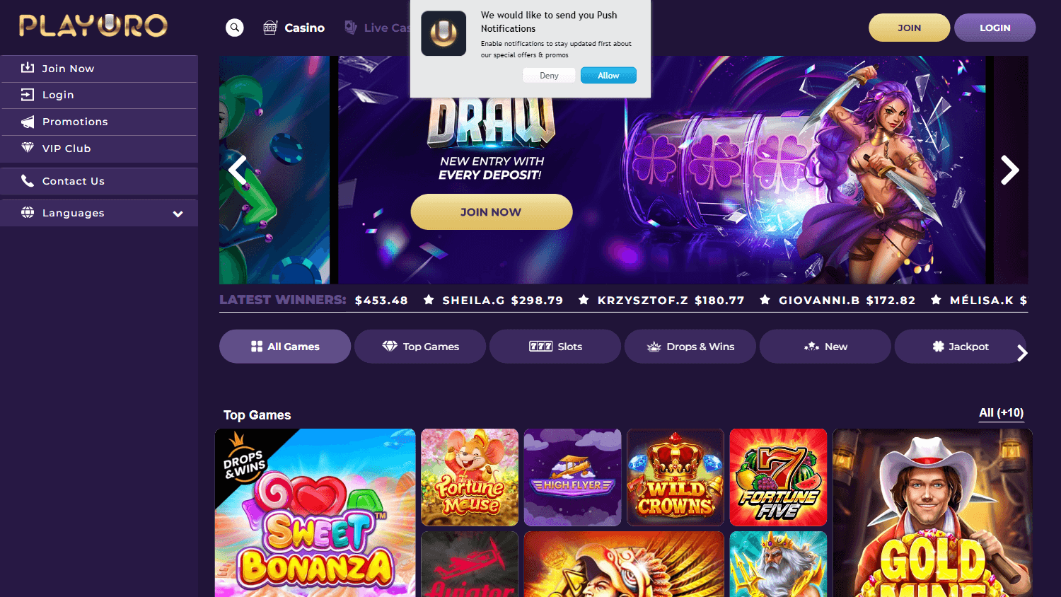 playoro_casino_game_gallery_desktop