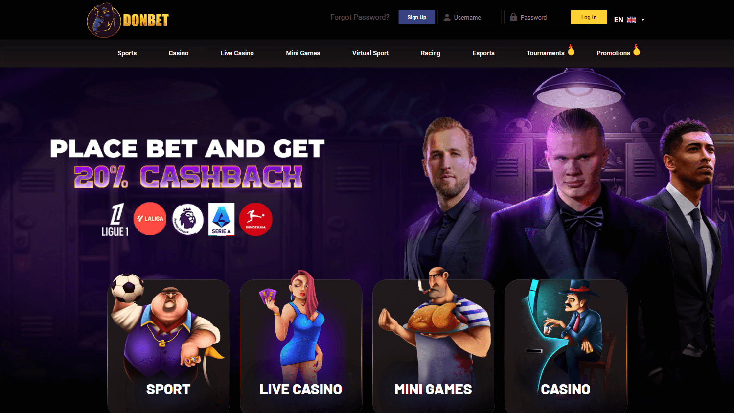 donbet_casino_homepage_desktop