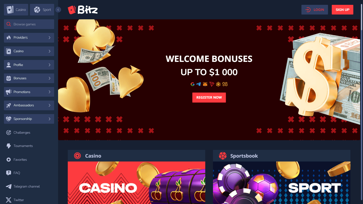 bitz_casino_homepage_desktop