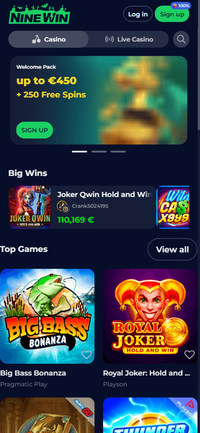 nine_win_casino_homepage_mobile