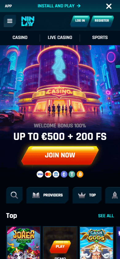 ninlay_casino_homepage_mobile