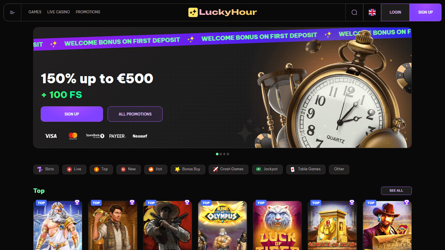 luckyhour_casino_homepage_desktop